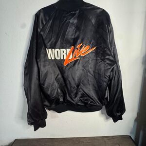 The Word Crew Jacket XXL Y2K Bomber1990s UK television show
